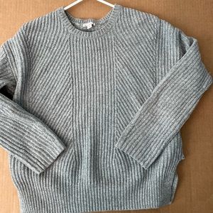 GAP Designed & Crafted women’s Lamb’s Wool blend sweater, GREY size Medium